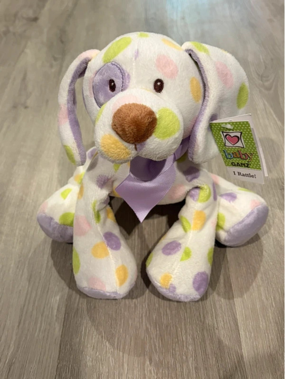 Baby Ganz Polka Dot Puppy Dog